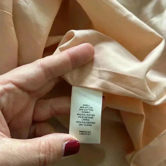 Eliza J Lace Overlay Fit and Flare Short Sleeve V Neck Dress Blue Sz 4 - Picture 9 of 9